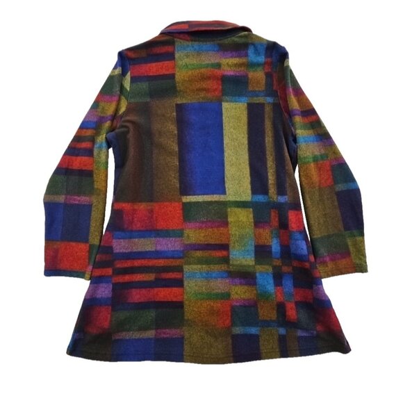 Parsley & Sage Shacket Women's Medium Fall Earth Tones EUC Long Sleeves Pockets - Picture 2 of 16